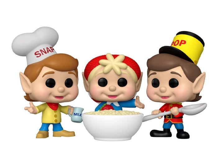 ケロッグ 広告 人形 3体 スナップ ファンコ Kellogg’s フ IqOB Pop! Moments: Kellogg's Rice Krispies - Snap, Crackle & Pop