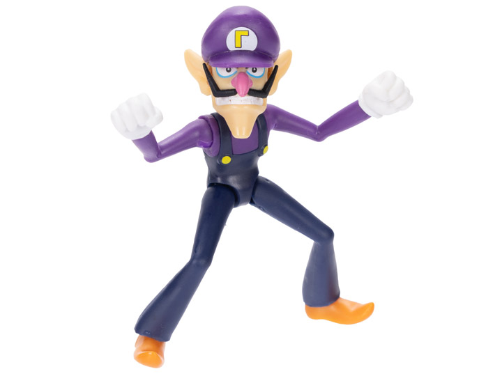 World of Nintendo Waluigi 2.5-Inch Scale Limited Articulation Figure Gallery Image 1