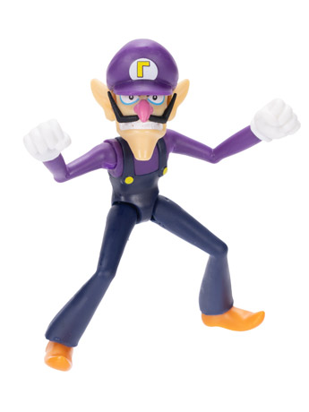 World of Nintendo Waluigi 2.5-Inch Scale Limited Articulation Figure Gallery Image 2