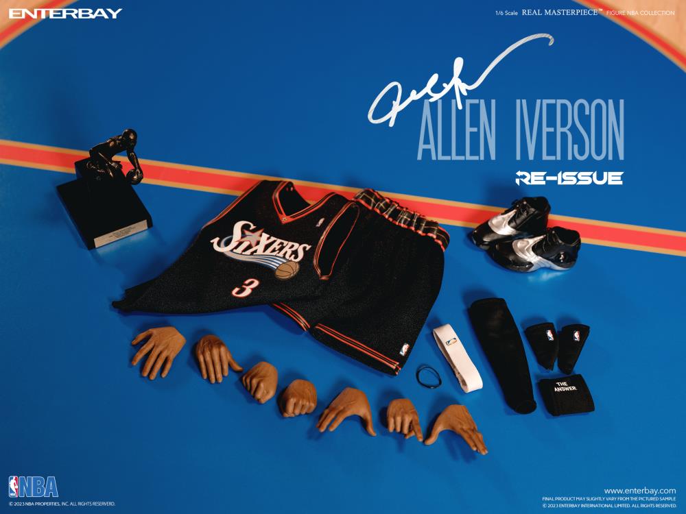 NBA Real Masterpiece Allen Iverson (Limited Retro Edition) 1/6 Scale Figure Gallery Image 10