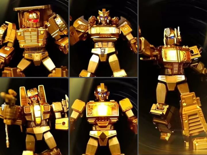 Transformers 2024 Yearbook Gold Limited Edition Boxed Set of 5 Model Kits Gallery Image 1