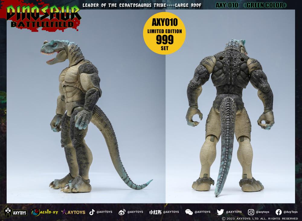 Dinosaur Battlefield Ceratosaurus Tribe Large Roof Limited Edition