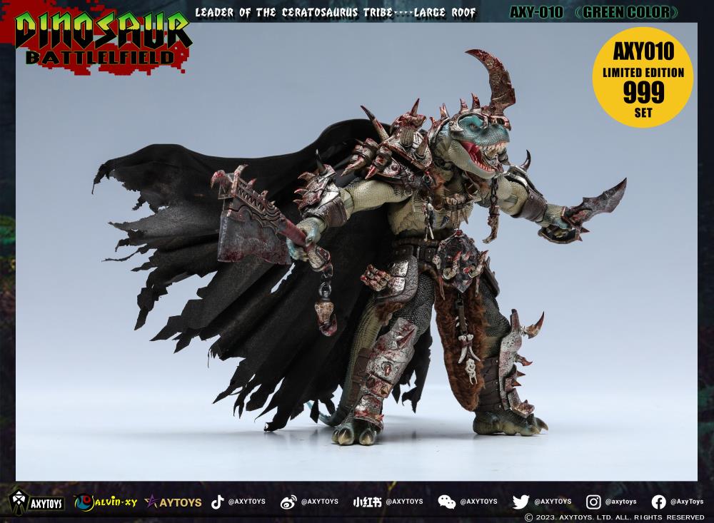 Dinosaur Battlefield Ceratosaurus Tribe Large Roof Limited Edition