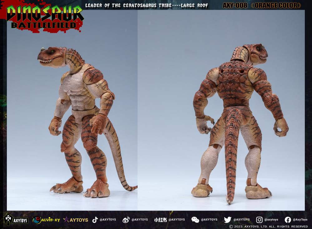 Dinosaur Battlefield Ceratosaurus Tribe Large Roof Deluxe Edition