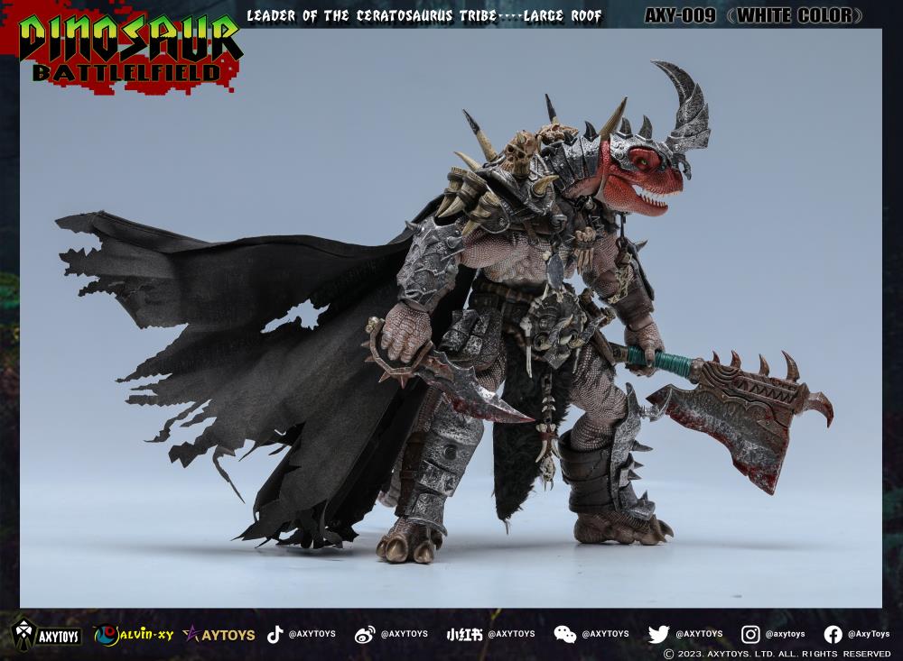 Dinosaur Battlefield Ceratosaurus Tribe Large Roof Deluxe Edition