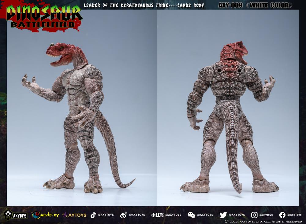 Dinosaur Battlefield Ceratosaurus Tribe Large Roof Deluxe Edition
