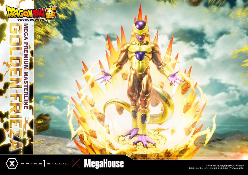 Dragon Ball Super Mega Premium Masterline Golden Frieza 1/4 Scale Limited Edition Statue Gallery Image 3