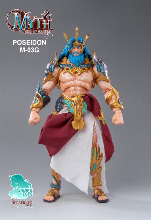 Myth Gods Poseidon (Gold Armor Ver.) 1/12 Scale Figure