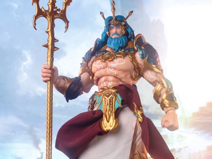 Myth Gods Poseidon (Gold Armor Ver.) 1/12 Scale Figure Myth Gods Poseidon (Gold Armor Ver.) 1/12 Scale Figure