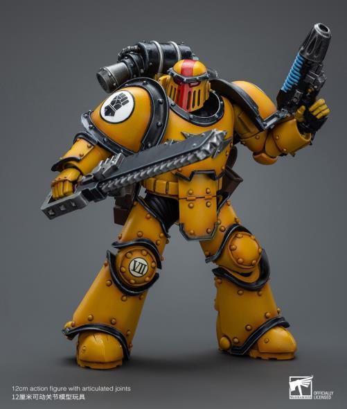 Warhammer: The Horus Heresy Imperial Fists Legion MkIII Despoiler Squad Sergeant with Plasma Pistol 1/18 Scale Action Figure Gallery Image 8