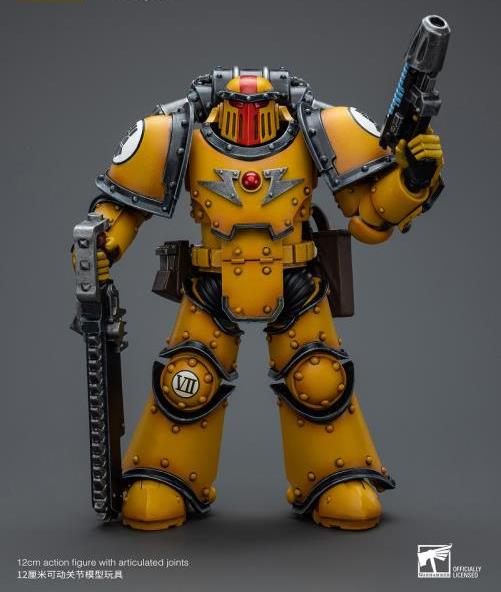 Warhammer: The Horus Heresy Imperial Fists Legion MkIII Despoiler Squad Sergeant with Plasma Pistol 1/18 Scale Action Figure Gallery Image 5