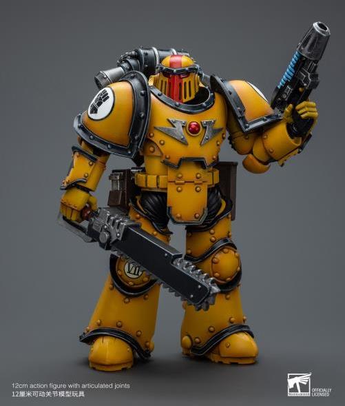 Warhammer: The Horus Heresy Imperial Fists Legion MkIII Despoiler Squad Sergeant with Plasma Pistol 1/18 Scale Action Figure Gallery Image 4