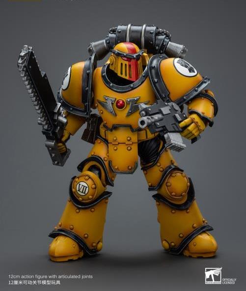 Warhammer: The Horus Heresy Imperial Fists Legion MkIII Despoiler Squad Sergeant with Plasma Pistol 1/18 Scale Action Figure Gallery Image 6