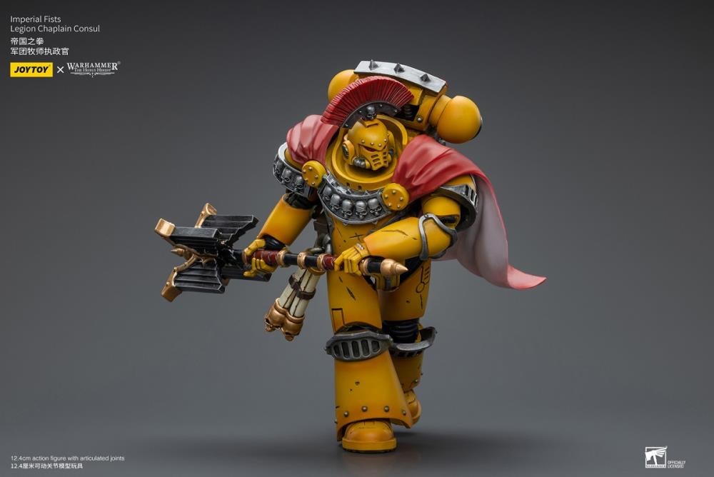 Warhammer: The Horus Heresy Imperial Fists Legion Chaplain Consul 1/18 Scale Action Figure Gallery Image 14