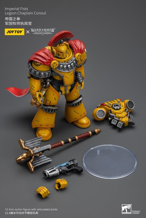 Warhammer: The Horus Heresy Imperial Fists Legion Chaplain Consul 1/18 Scale Action Figure Gallery Image 15