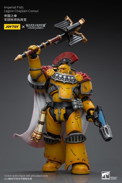 Warhammer: The Horus Heresy Imperial Fists Legion Chaplain Consul 1/18 Scale Action Figure Gallery Image 12