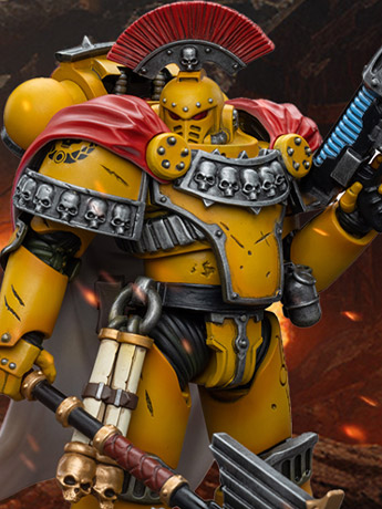 Warhammer: The Horus Heresy Imperial Fists Legion Chaplain Consul 1/18 Scale Action Figure Gallery Image 2