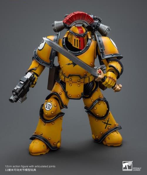 Warhammer: The Horus Heresy Imperial Fists Legion MkIII Tactical Squad Sergeant with Power Sword 1/18 Scale Action Figure Gallery Image 8