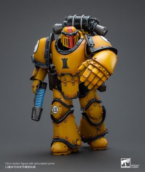 Warhammer: The Horus Heresy Imperial Fists Legion MkIII Tactical Squad Sergeant with Power Fist 1/18 Scale Action Figure Gallery Image 4