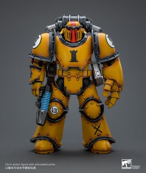 Warhammer: The Horus Heresy Imperial Fists Legion MkIII Tactical Squad Sergeant with Power Fist 1/18 Scale Action Figure Gallery Image 5
