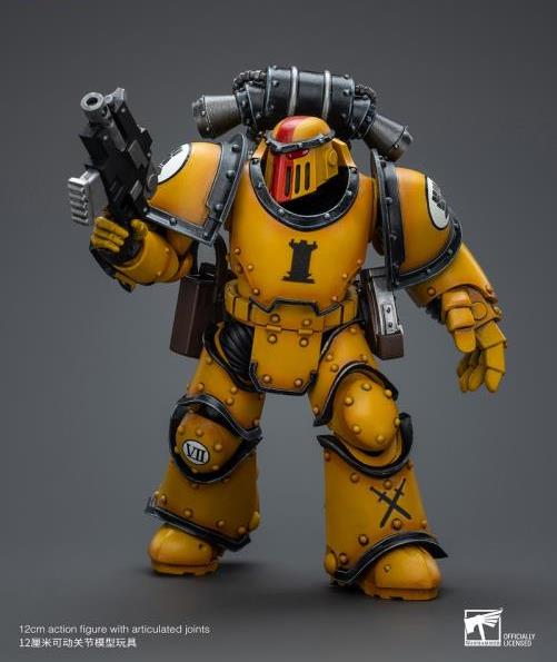 Warhammer: The Horus Heresy Imperial Fists Legion MkIII Tactical Squad Sergeant with Power Fist 1/18 Scale Action Figure Gallery Image 9