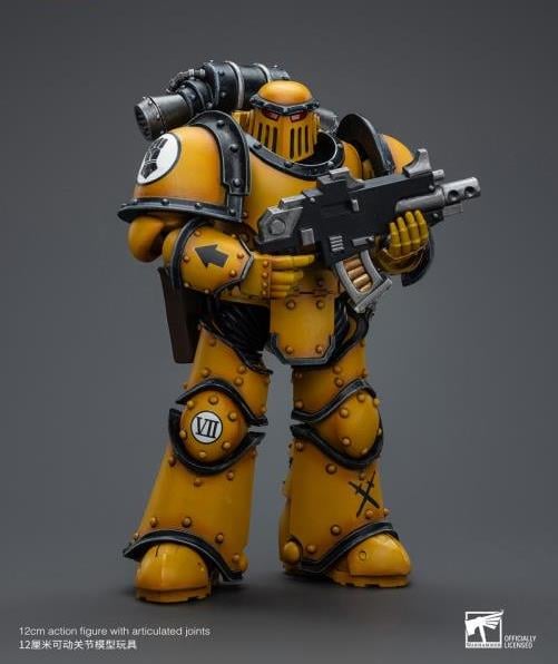 Warhammer: The Horus Heresy Imperial Fists Legion MkIII Tactical Squad Legionary with Bolter 1/18 Scale Action Figure Gallery Image 5
