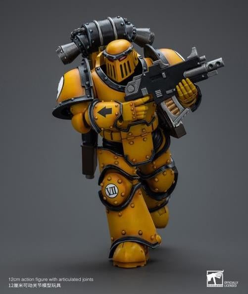 Warhammer: The Horus Heresy Imperial Fists Legion MkIII Tactical Squad Legionary with Bolter 1/18 Scale Action Figure Gallery Image 7