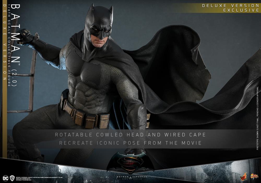 Batman v Superman: Dawn of Justice MMS732 Batman (Ver.2) Deluxe 1/6th Scale Collectible Figure Gallery Image 27