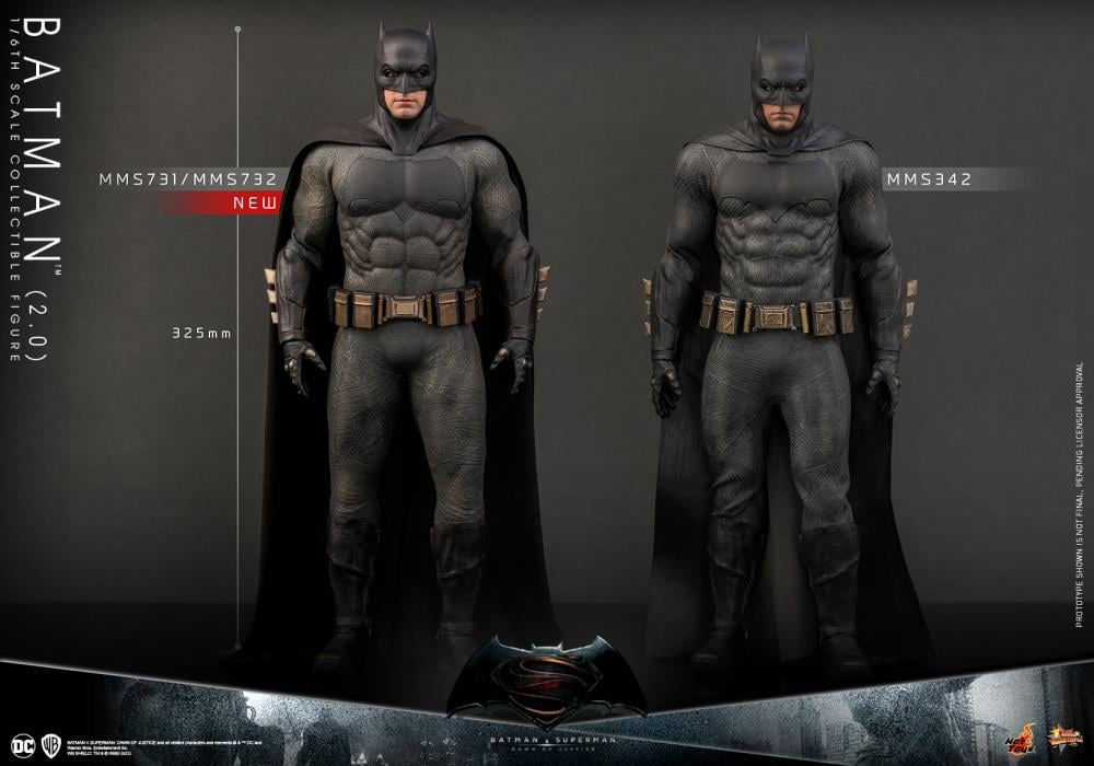 Batman v Superman: Dawn of Justice MMS732 Batman (Ver.2) Deluxe 1/6th Scale Collectible Figure Gallery Image 24