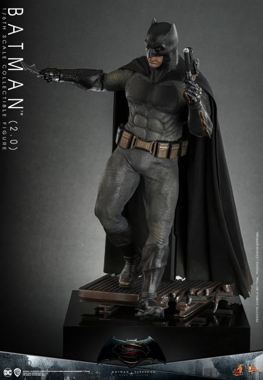 Batman v Superman: Dawn of Justice MMS732 Batman (Ver.2) Deluxe 1/6th Scale Collectible Figure Gallery Image 4