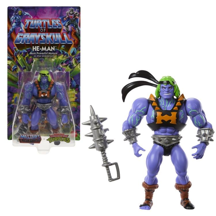 Masters of the Universe: Origins Turtles of Grayskull Mutated He-Man Gallery Image 9