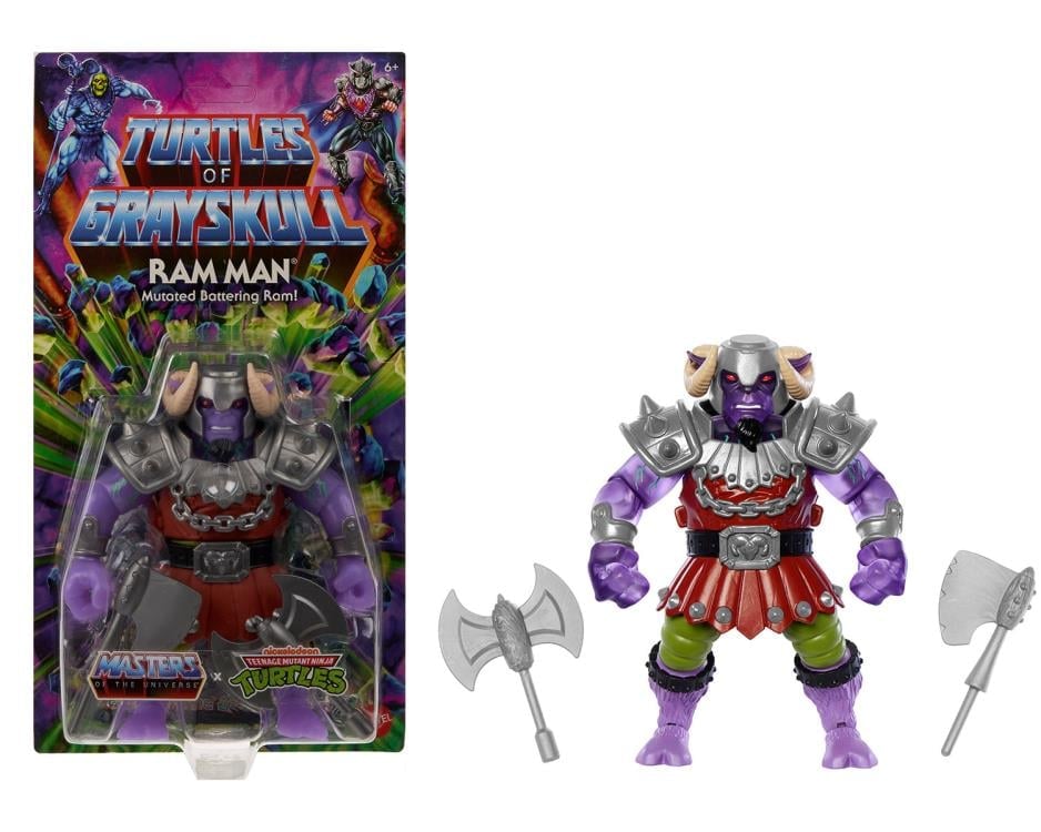 Masters of the Universe: Origins Turtles of Grayskull Ram Man (US Packaging) Gallery Image 7
