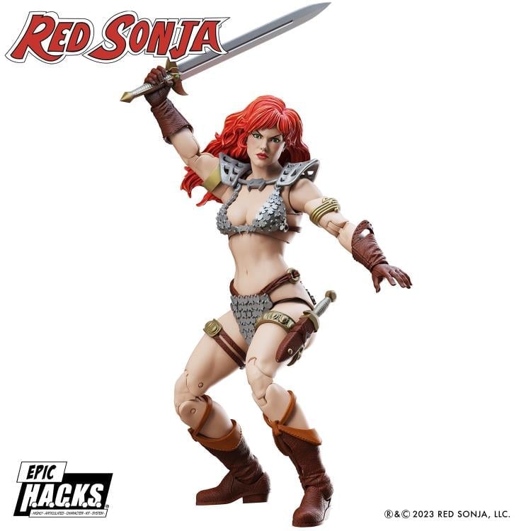 Red Sonja 50th Anniversary EPIC H.A.C.K.S. Red Sonja Action Figure Gallery Image 5