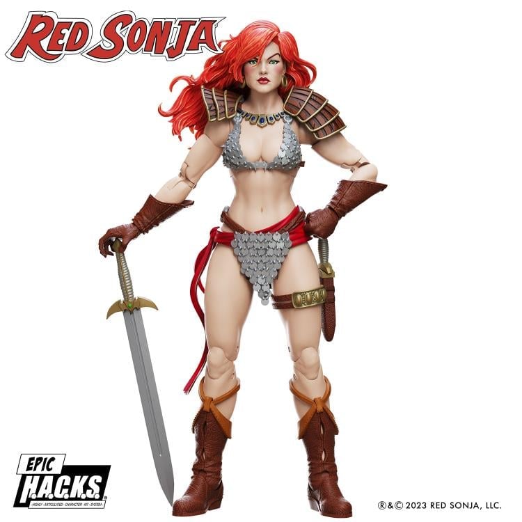 Red Sonja 50th Anniversary EPIC H.A.C.K.S. Red Sonja Action Figure Gallery Image 4