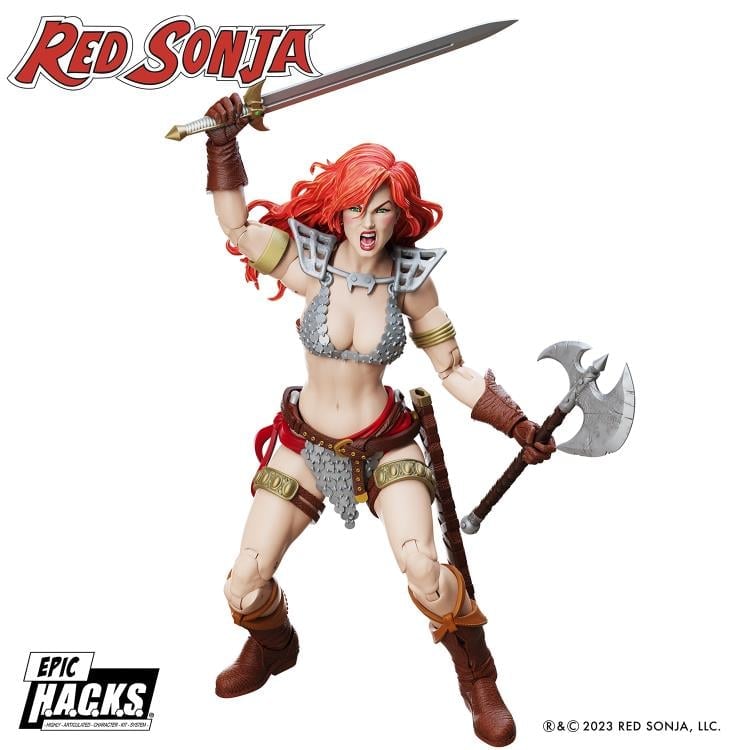 Red Sonja 50th Anniversary EPIC H.A.C.K.S. Red Sonja Action Figure Gallery Image 6