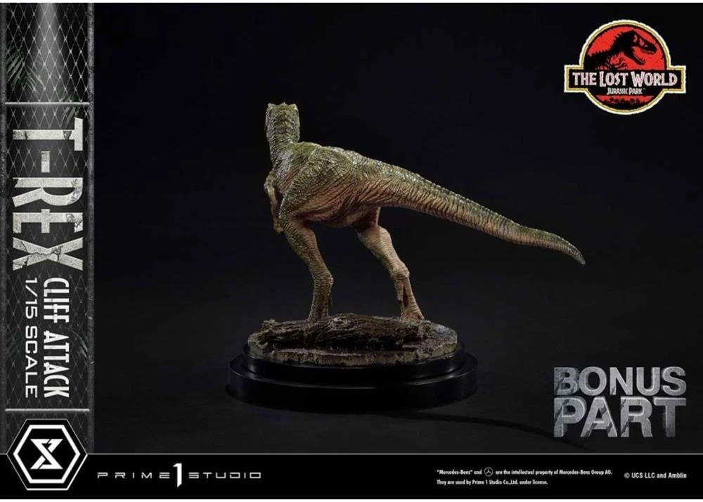 The Lost World: Jurassic Park Legacy Museum Collection T-Rex Cliff Attack (Bonus Ver.) 1/15 Scale Limited Edition Diorama Gallery Image 12