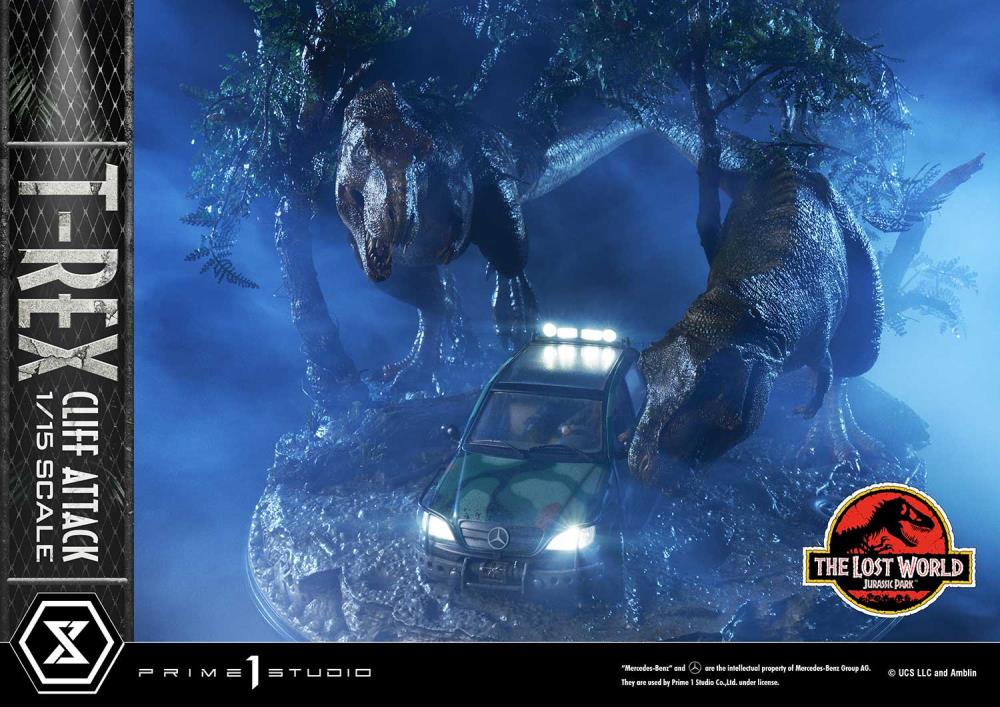 The Lost World: Jurassic Park Legacy Museum Collection T-Rex Cliff Attack (Bonus Ver.) 1/15 Scale Limited Edition Diorama Gallery Image 13