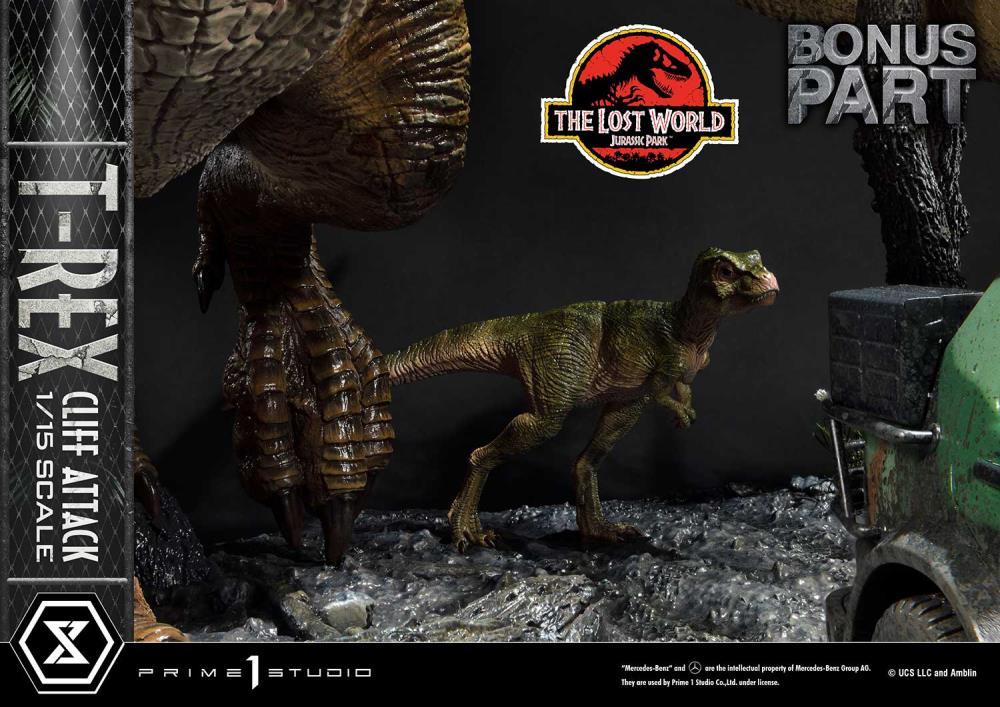 The Lost World: Jurassic Park Legacy Museum Collection T-Rex Cliff Attack (Bonus Ver.) 1/15 Scale Limited Edition Diorama Gallery Image 8
