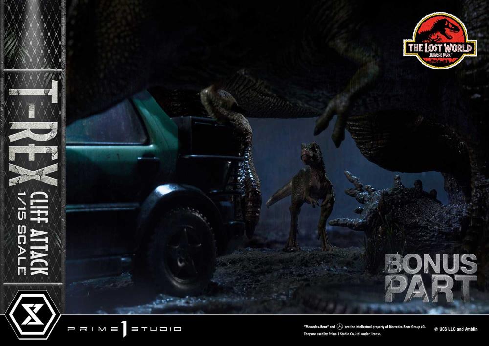 The Lost World: Jurassic Park Legacy Museum Collection T-Rex Cliff Attack (Bonus Ver.) 1/15 Scale Limited Edition Diorama Gallery Image 16
