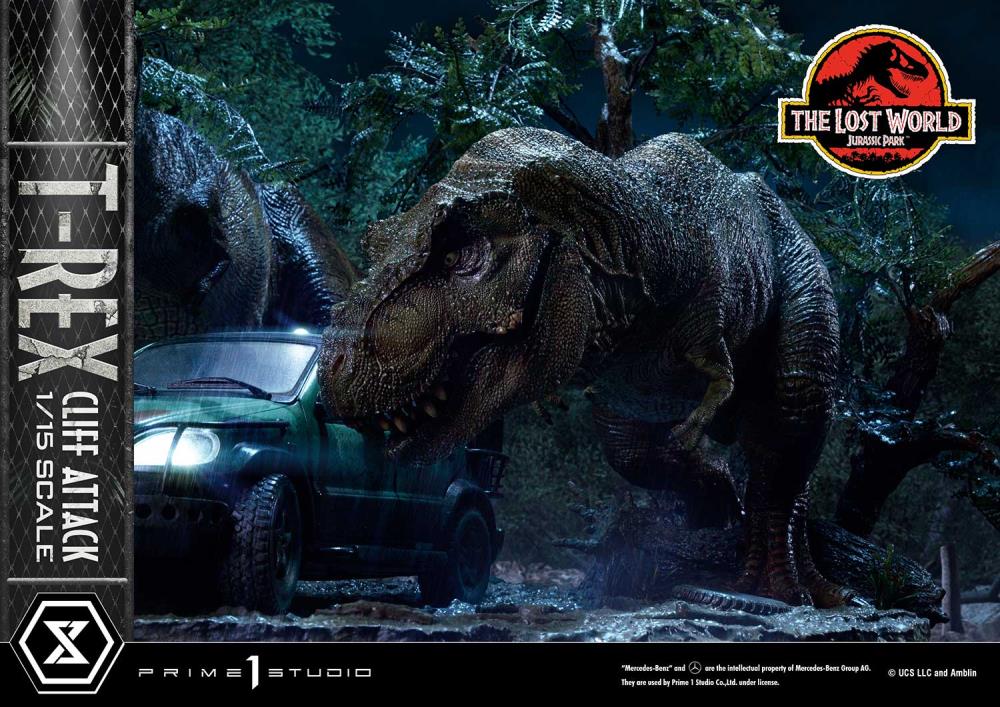 The Lost World: Jurassic Park Legacy Museum Collection T-Rex Cliff Attack (Bonus Ver.) 1/15 Scale Limited Edition Diorama Gallery Image 14