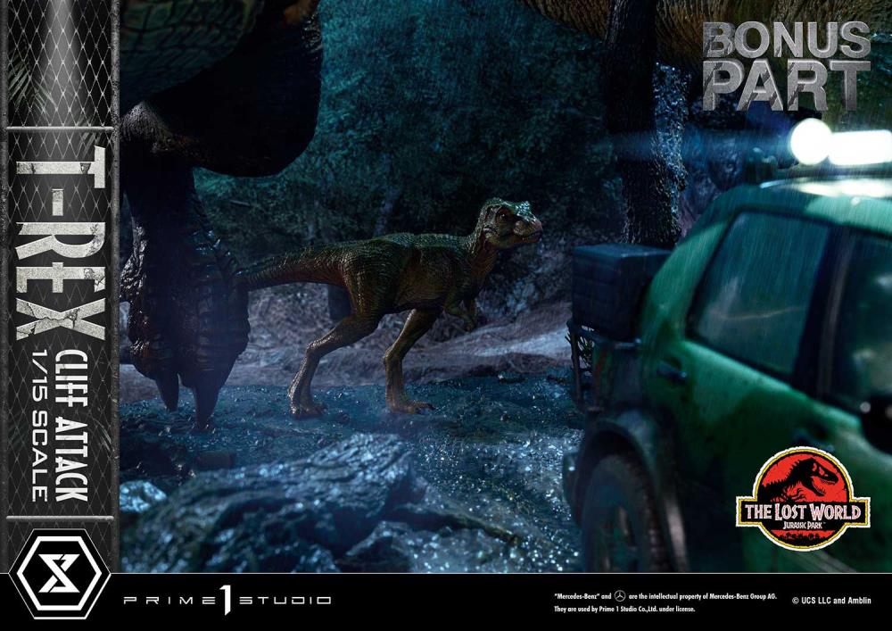 The Lost World: Jurassic Park Legacy Museum Collection T-Rex Cliff Attack (Bonus Ver.) 1/15 Scale Limited Edition Diorama Gallery Image 15