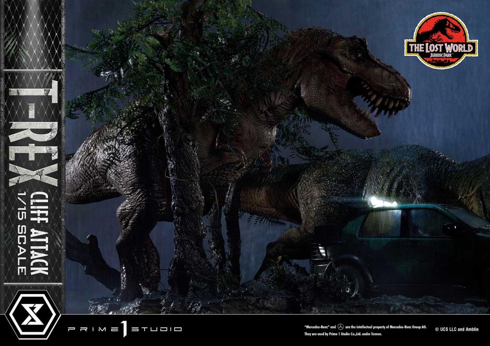 The Lost World: Jurassic Park Legacy Museum Collection T-Rex Cliff Attack (Bonus Ver.) 1/15 Scale Limited Edition Diorama Gallery Image 17