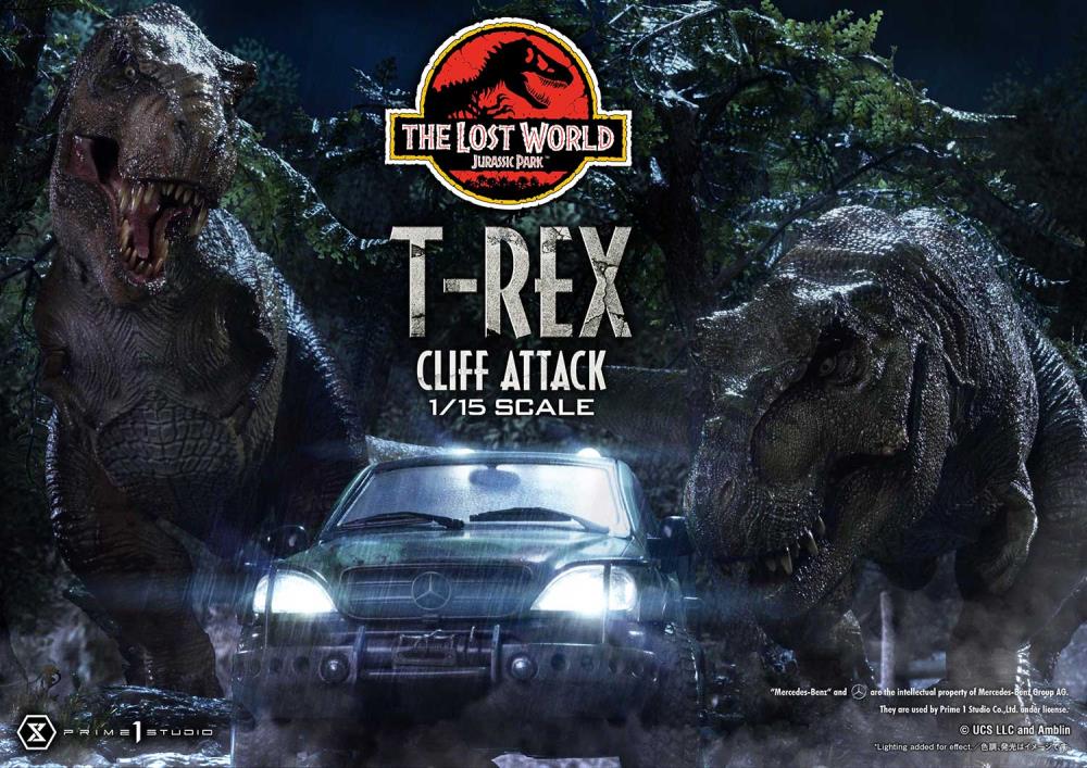 The Lost World: Jurassic Park Legacy Museum Collection T-Rex Cliff Attack (Bonus Ver.) 1/15 Scale Limited Edition Diorama Gallery Image 20