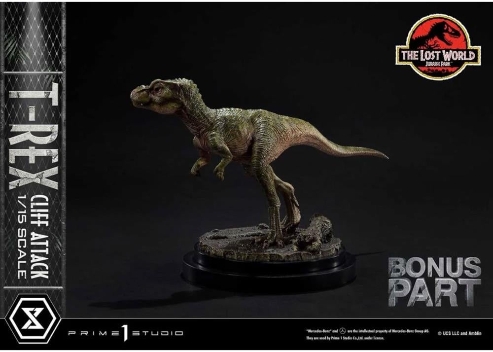 The Lost World: Jurassic Park Legacy Museum Collection T-Rex Cliff Attack (Bonus Ver.) 1/15 Scale Limited Edition Diorama Gallery Image 11