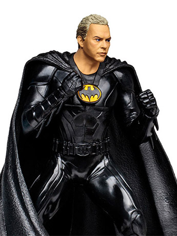 The Flash (2023) DC Multiverse Gold Label Batman Exclusive Statue Gallery Image 2