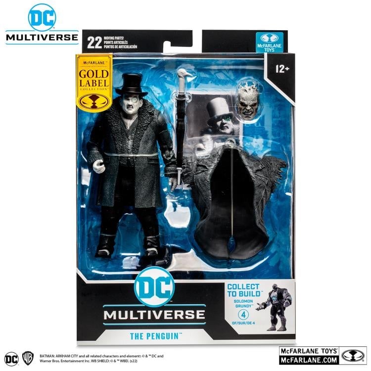 Batman: Arkham City DC Multiverse Gold Label The Penguin (Black