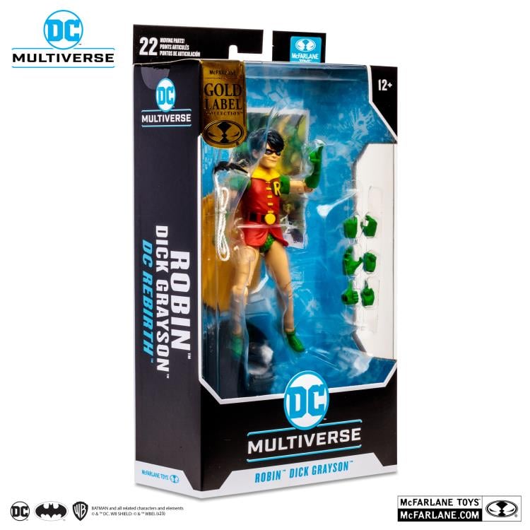 DC Rebirth DC Multiverse Gold Label Robin (Dick Grayson) Exclusive Action Figure Gallery Image 11