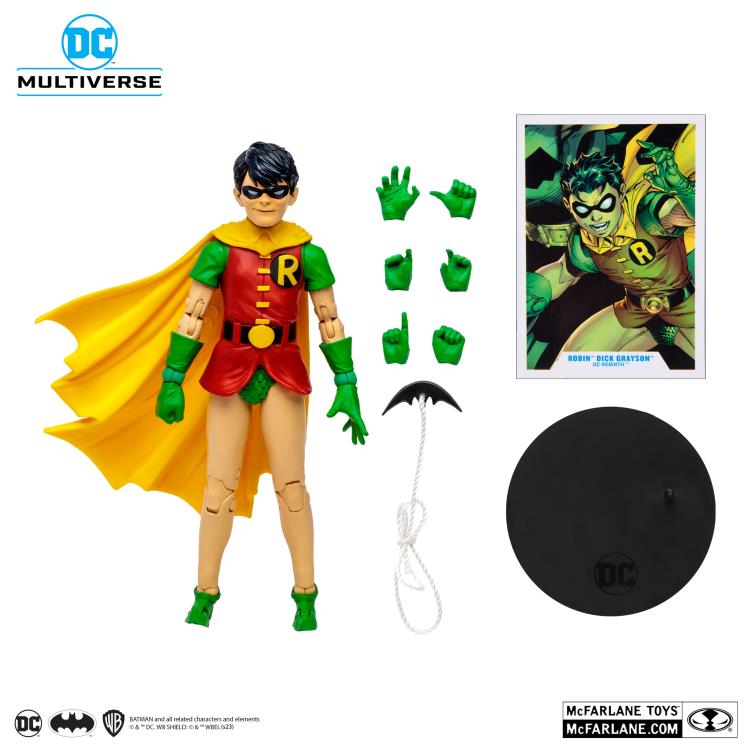 DC Rebirth DC Multiverse Gold Label Robin (Dick Grayson) Exclusive Action Figure Gallery Image 9