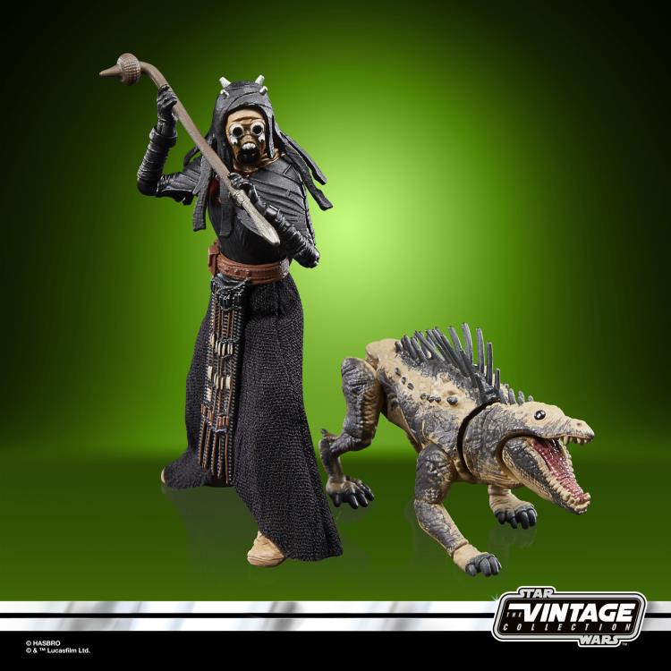 Star Wars: The Vintage Collection Tusken Warrior & Massiff (Book of Boba Fett) Exclusive Gallery Image 3