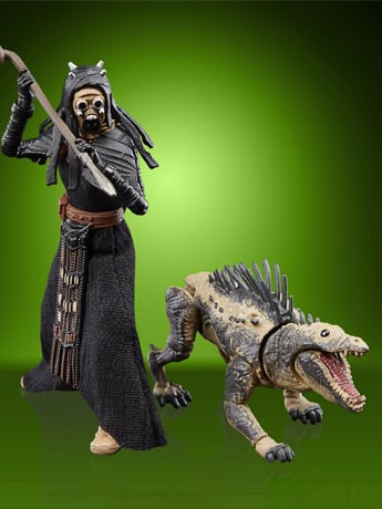 Star Wars: The Vintage Collection Tusken Warrior & Massiff (Book of Boba Fett) Exclusive Gallery Image 2